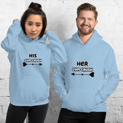 Matching Couple Hoodie "HIS GYM CRUSH"