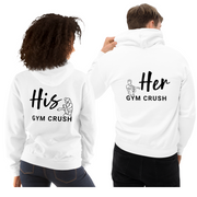 Matching Couple Hoodie "HER GYM CRUSH"