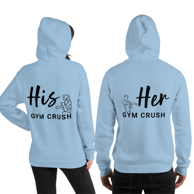 Matching Couple Hoodie "HIS GYM CRUSH"