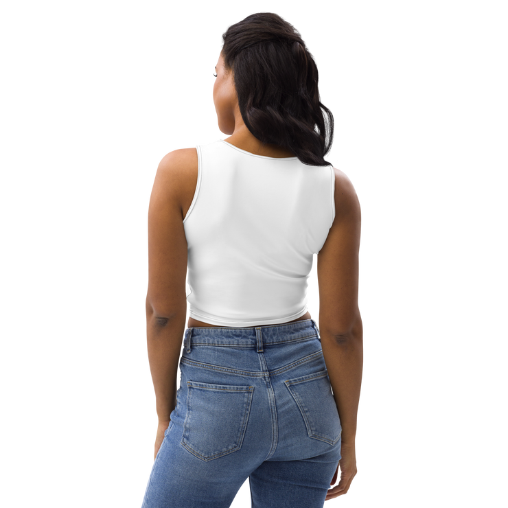 WHITE Making Fit Life® Crop Top