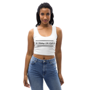 WHITE Making Fit Life® Crop Top