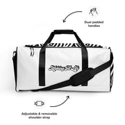 WHITE Making Fit Life® Gym Duffle Bag