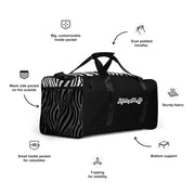 BLACK Making Fit Life® Gym Duffle Bag