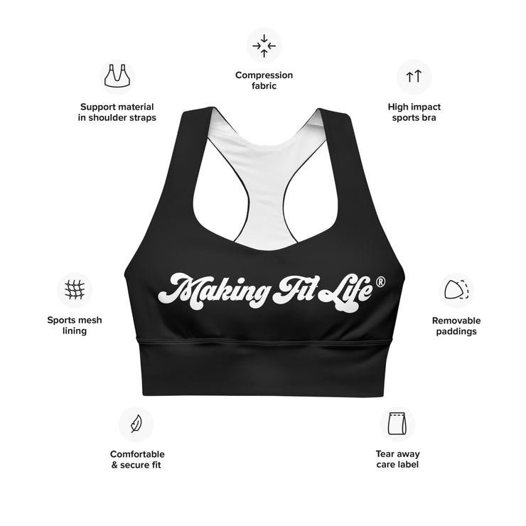 BLACK Making Fit Life® Sport Bra