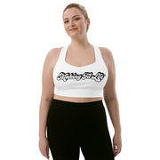 WHITE Making Fit Life® Sport Bra