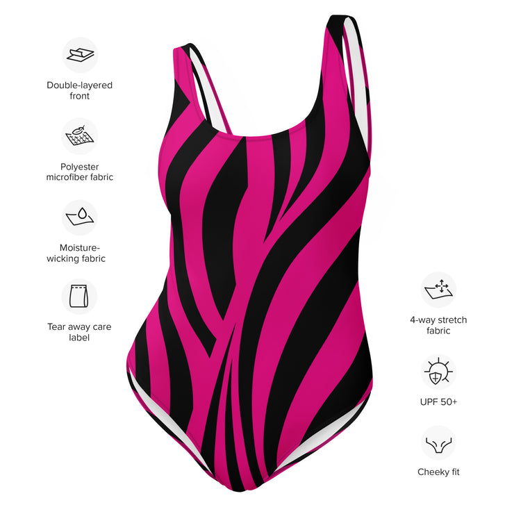 Pink MFL® One-Piece Swimsuit