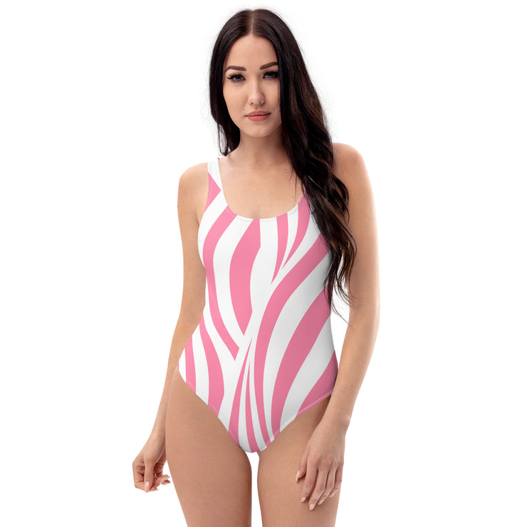 BARBIE Pink Zebra MFL® One-Piece Swimsuit