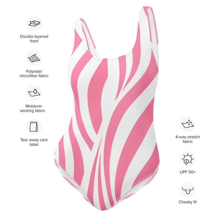 BARBIE Pink Zebra MFL® One-Piece Swimsuit