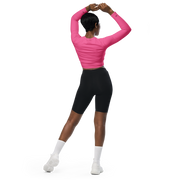 Pink MFL® Active WOMAN Long Sleeve Crop Top