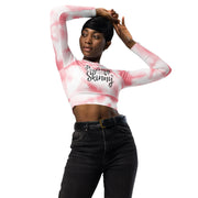 Barbie Pink MFL® Active WOMAN Long Sleeve Crop Top