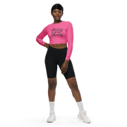 Pink MFL® Active WOMAN Long Sleeve Crop Top