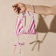 BARBIE Pink MFL® Recycled String Bikini Top