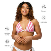 BARBIE Pink MFL® Recycled String Bikini Top