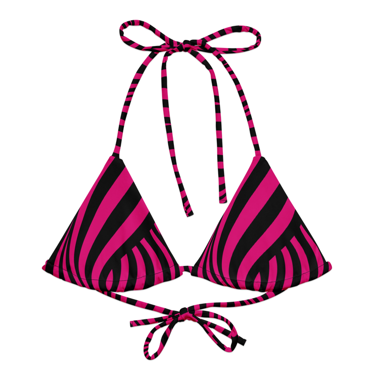 Pink MFL® Recycled String Bikini Top