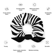 Black & White MFL® Hair Scrunchie