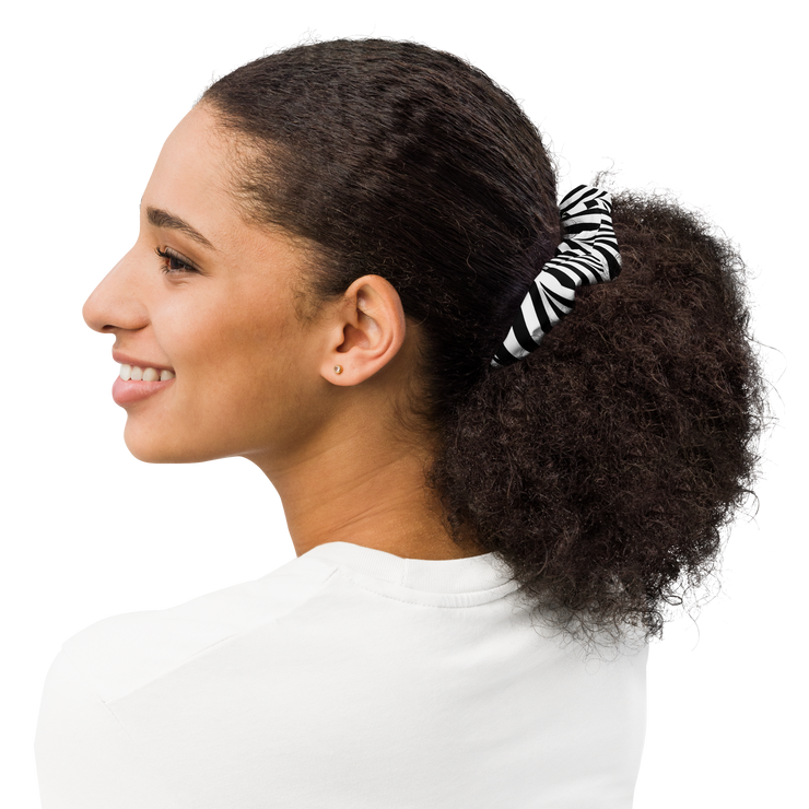 Black & White MFL® Hair Scrunchie