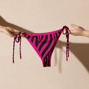 Pink MFL® Recycled String Bikini Bottom