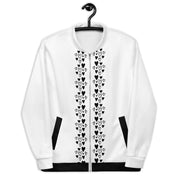 White MFL® Unisex Bomber Jacket