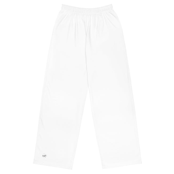 White MFL® Wide-leg Pants