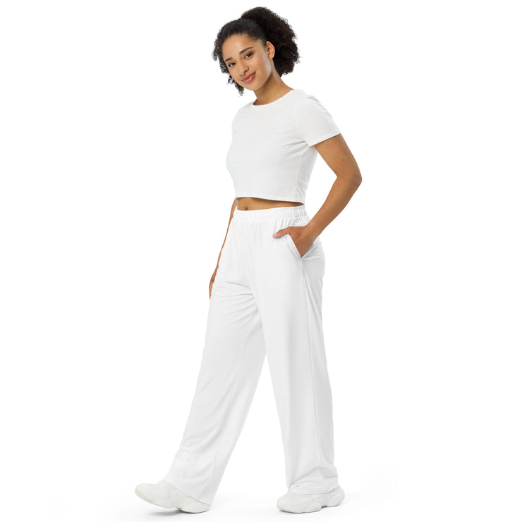 White MFL® Wide-leg Pants