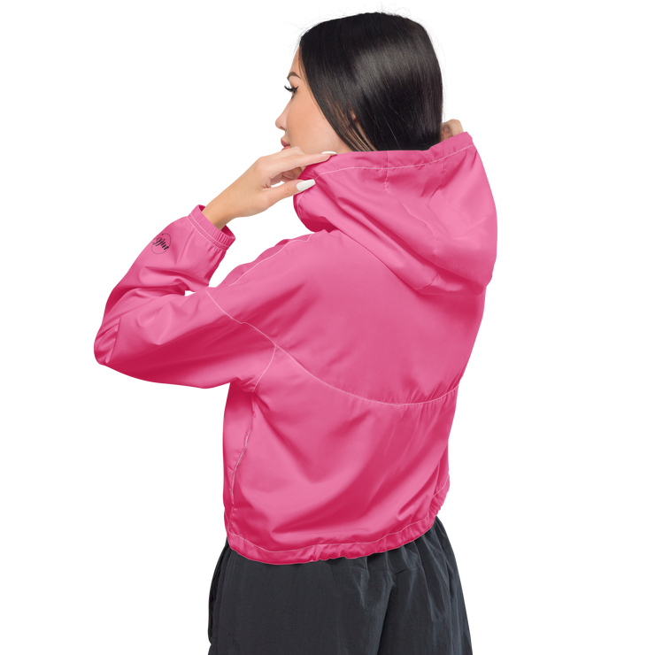 Pink MFL® Cropped Windbreaker