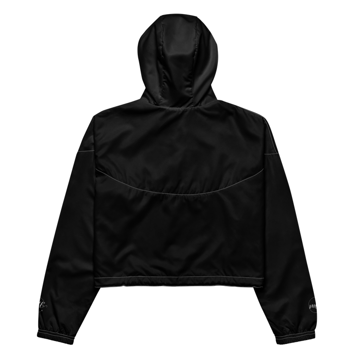 Black MFL® Cropped Windbreaker