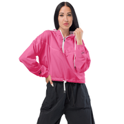 Pink MFL® Cropped Windbreaker