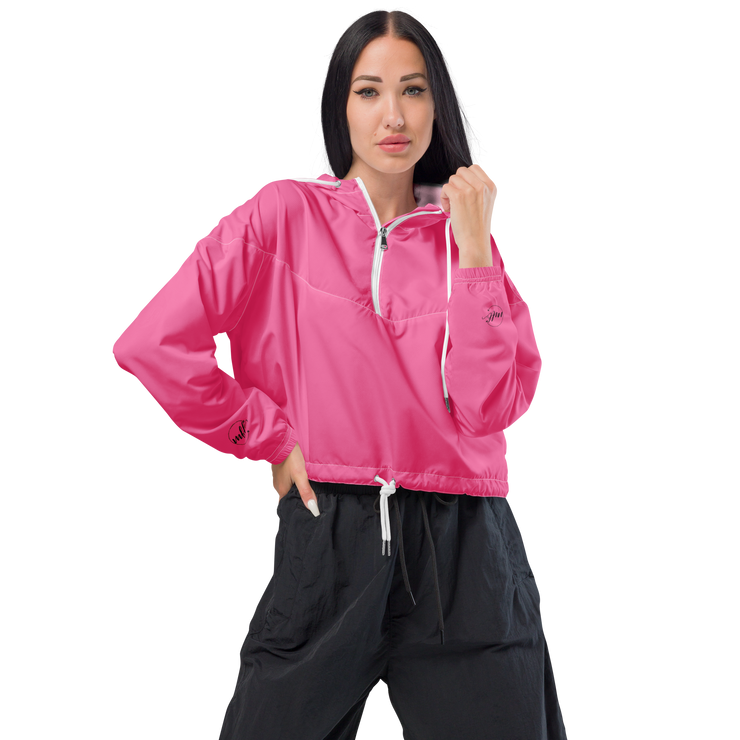 Pink MFL® Cropped Windbreaker