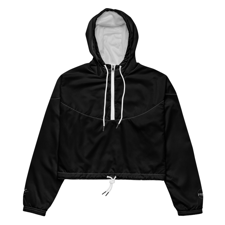 Black MFL® Cropped Windbreaker