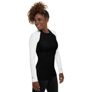 Black & White MFL® Women's Rash Guard