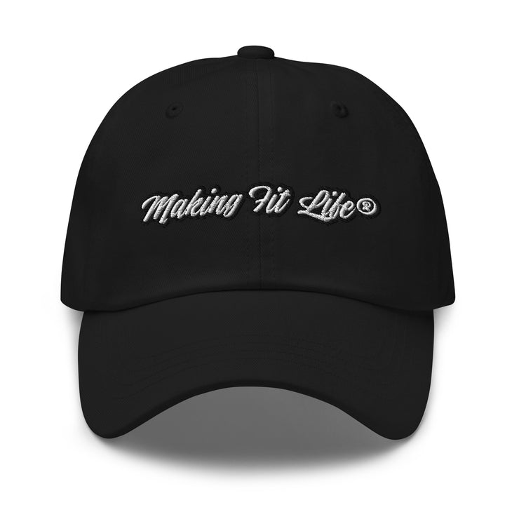 Making Fit Life® Hat - PINK` BLACK` WHITE`