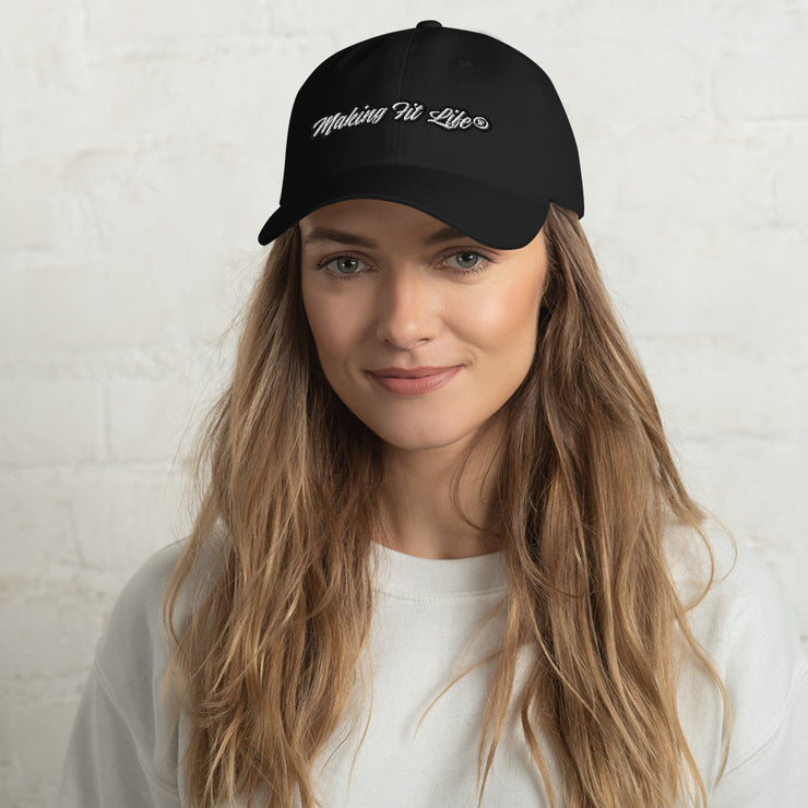 Making Fit Life® Hat - PINK` BLACK` WHITE`