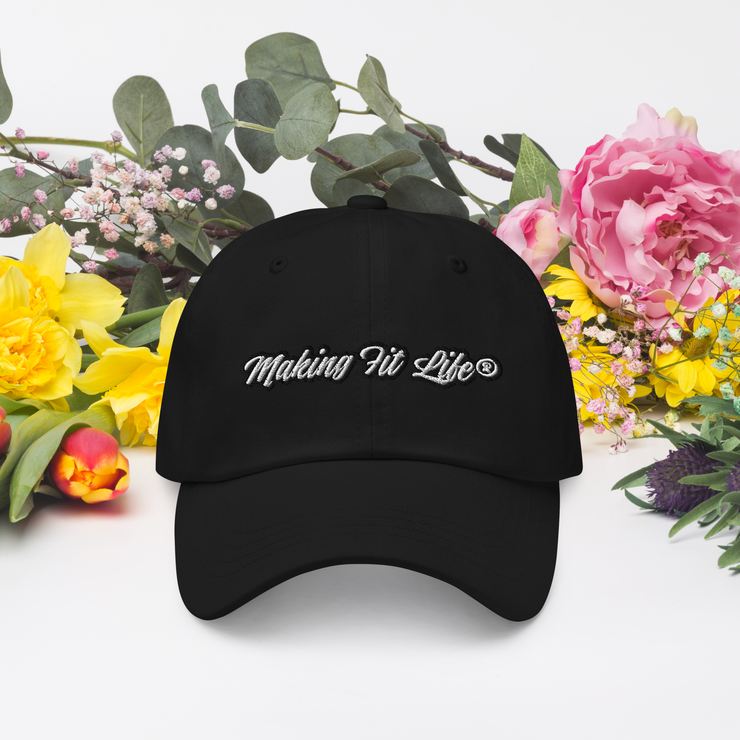 Making Fit Life® Hat - PINK` BLACK` WHITE`