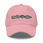 Making Fit Life® Hat - PINK` BLACK` WHITE`