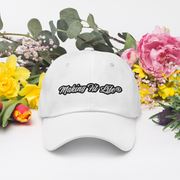 Making Fit Life® Hat - PINK` BLACK` WHITE`