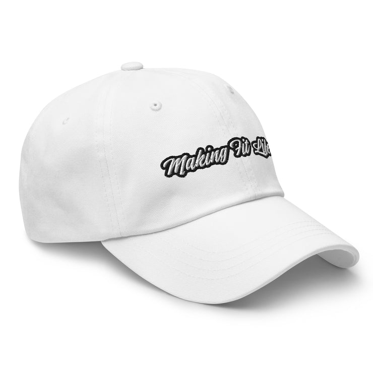 Making Fit Life® Hat - PINK` BLACK` WHITE`