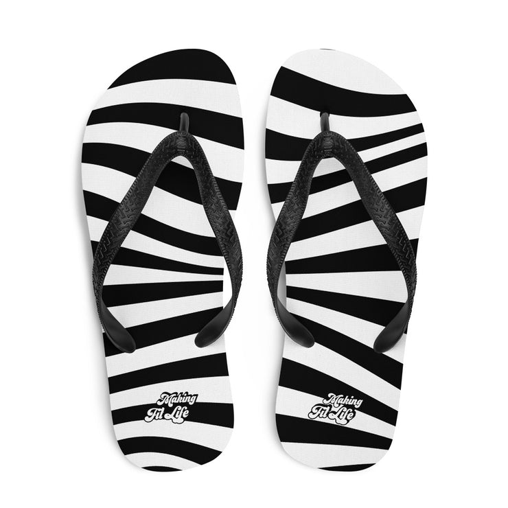 Black & White MFL® Flip-Flops