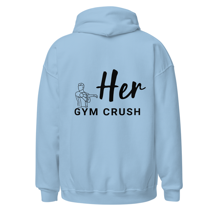 Matching Couple Hoodie "HER GYM CRUSH"