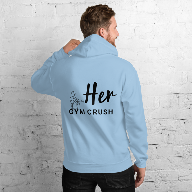 Matching Couple Hoodie "HER GYM CRUSH"