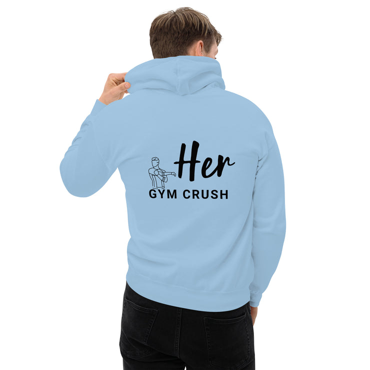 Matching Couple Hoodie "HER GYM CRUSH"