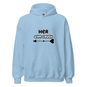 Matching Couple Hoodie "HER GYM CRUSH"