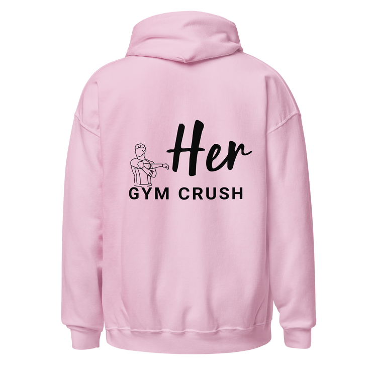 Matching Couple Hoodie "HER GYM CRUSH"