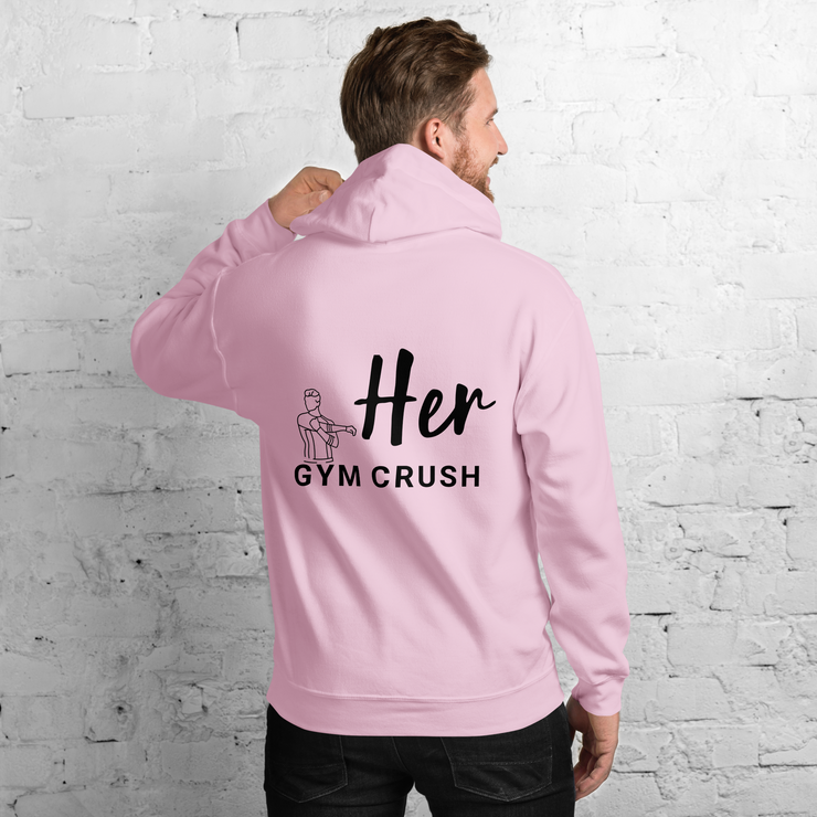 Matching Couple Hoodie "HER GYM CRUSH"