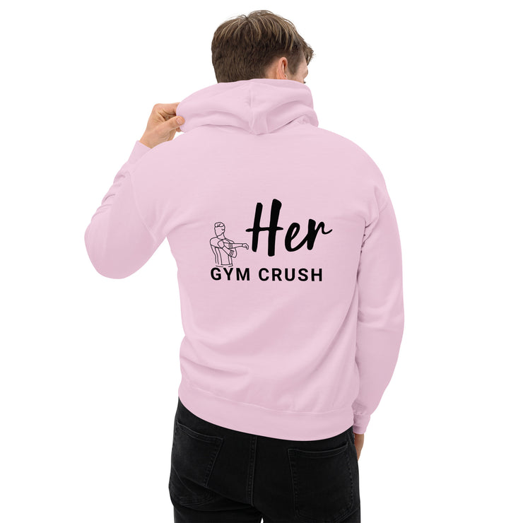 Matching Couple Hoodie "HER GYM CRUSH"