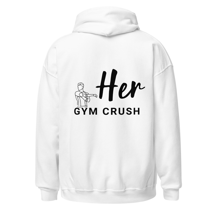 Matching Couple Hoodie "HER GYM CRUSH"