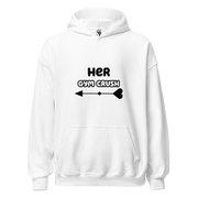 Matching Couple Hoodie "HER GYM CRUSH"