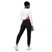 White MFL® Active WOMAN Long Sleeve Crop Top